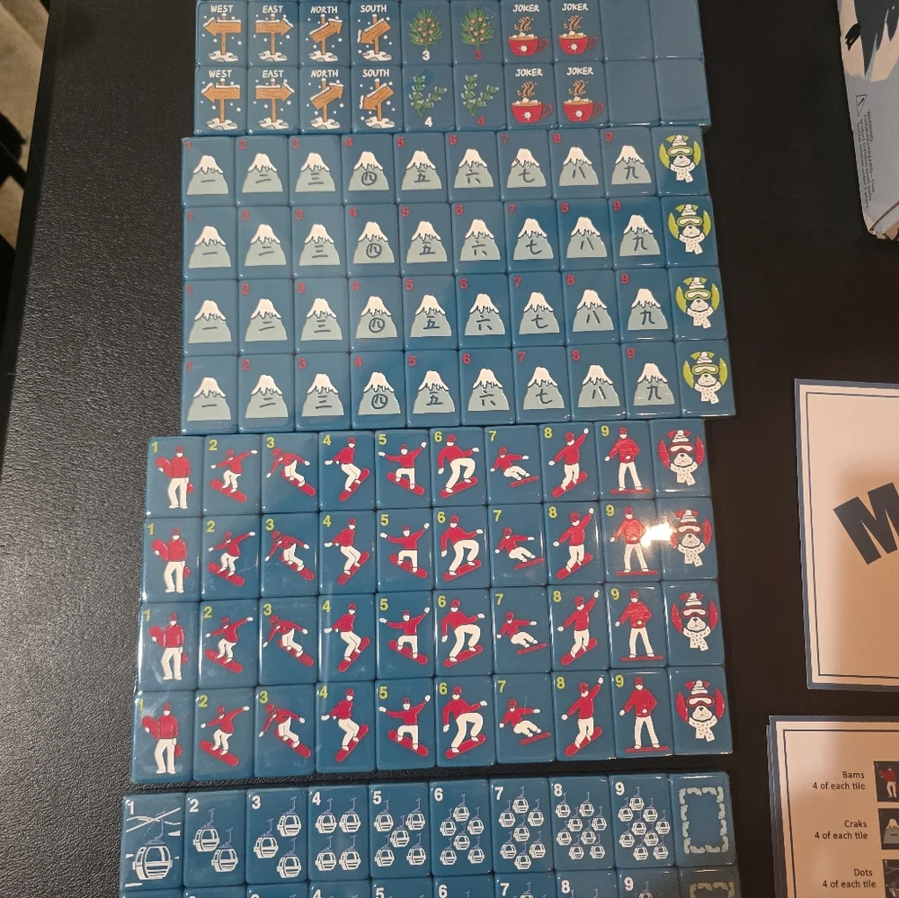 Winter Apres Mahjong TILES - Picture 1 of 5